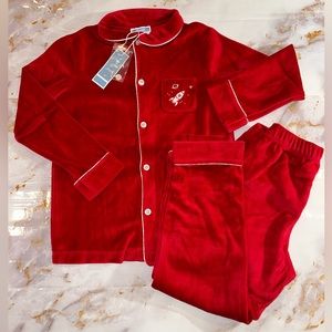 NWT - Jacadi Long Sleeve Space pocketed PJ set for 12 yrs Old